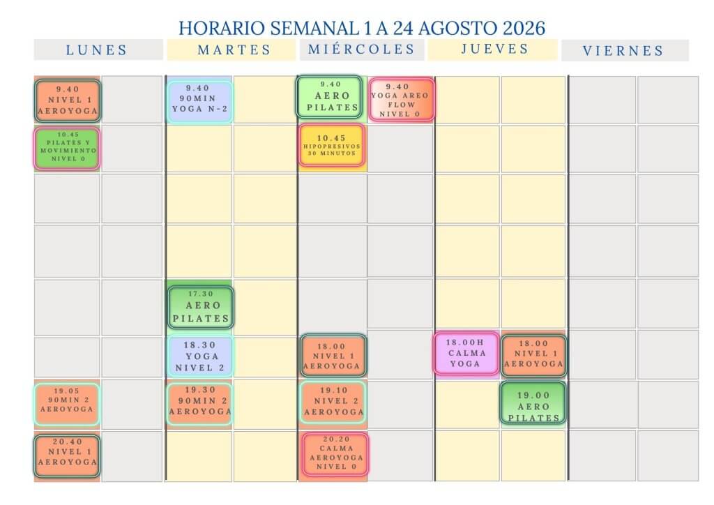 horario verano